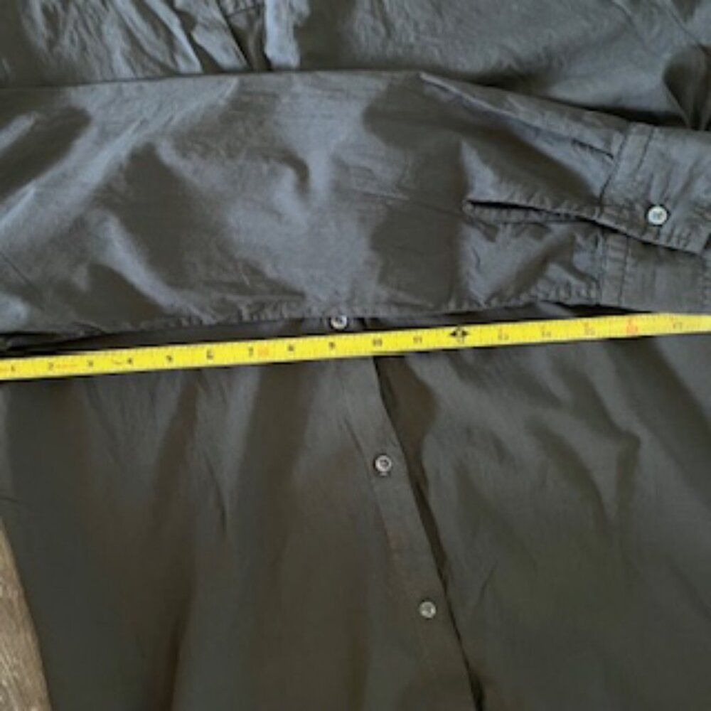 James Perse Split Mandarin Collar Button-Down Cot… - image 8